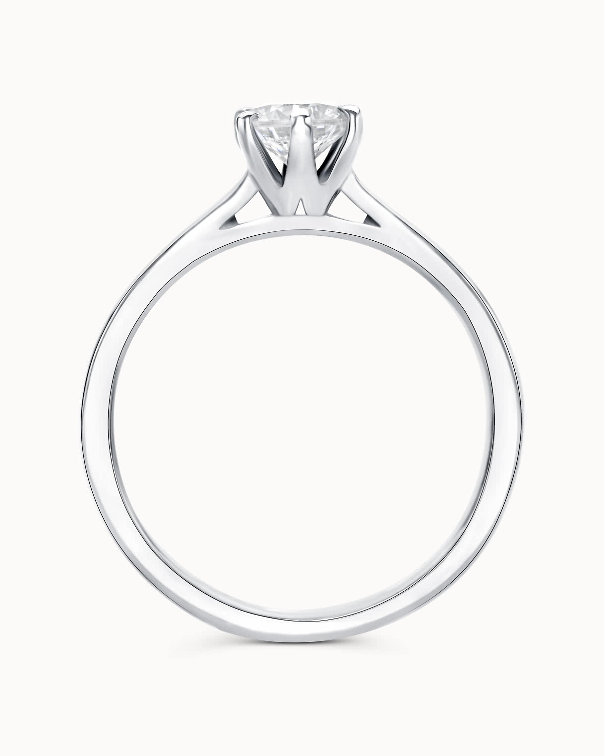 Blanche | Engagement ring | Solitaire ring with diamond | VANBRUUN