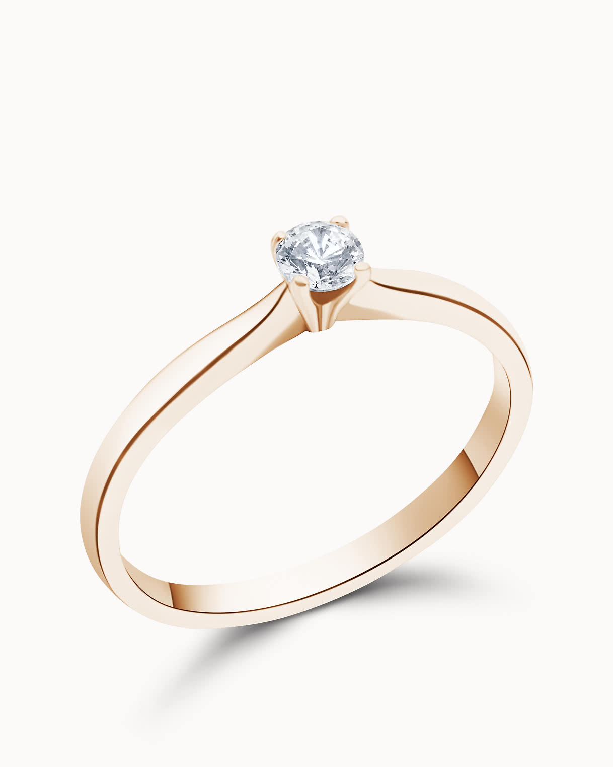 Ella | Engagement Ring For Smaller Center Diamond | VANBRUUN